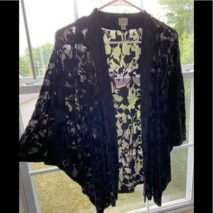 Black Shear Kimono